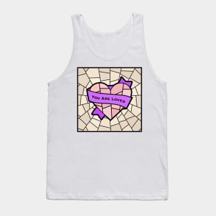 You Are Loved Pride (chevron queer) Tank Top